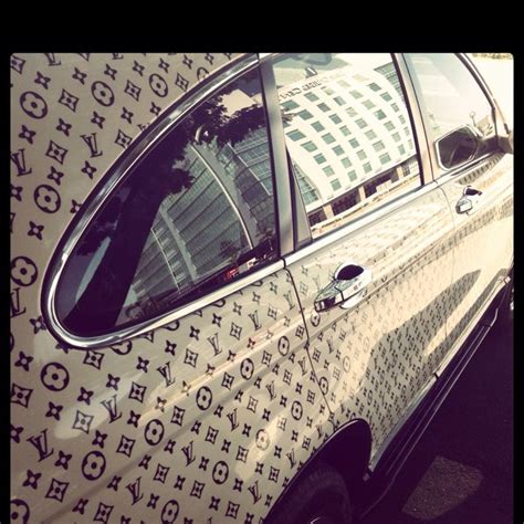 custom Louis Vuitton car wrap